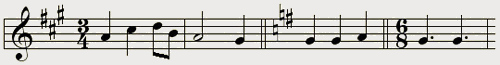 Double barre de séparation
