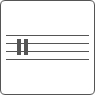Papier percussions 4 lignes
