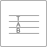 Papier à musique tablature 4 lignes