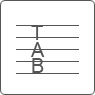 Papier à musique tablature 5 lignes